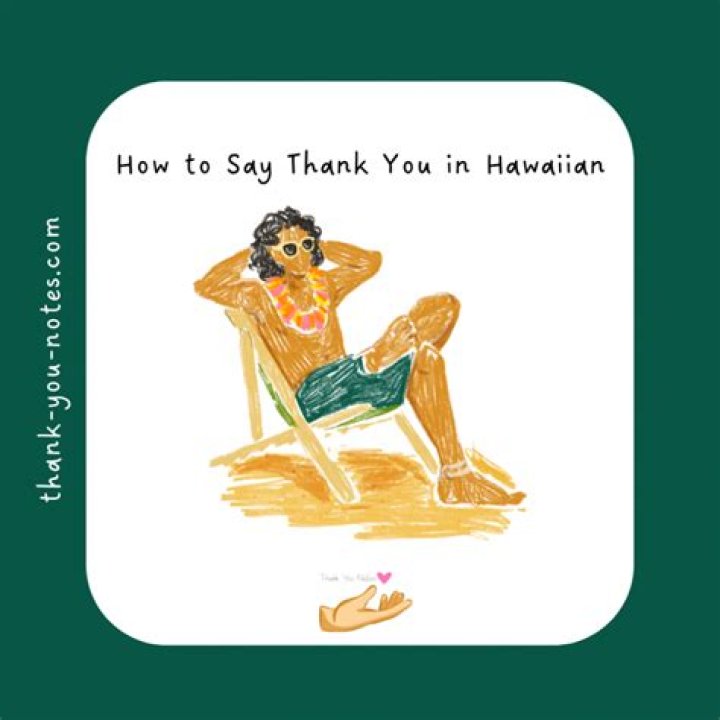 thank you in hawaiian