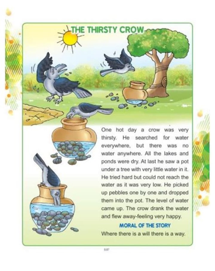 thirsty crow story