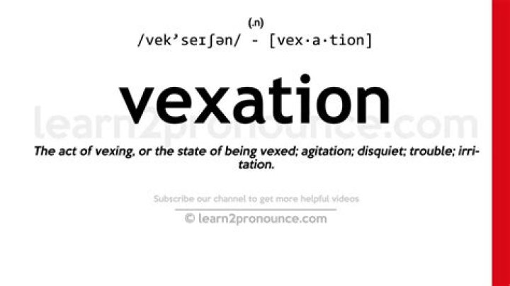 vexation definition