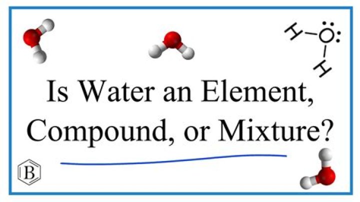 water element or compound