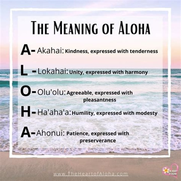 what does aloha mean