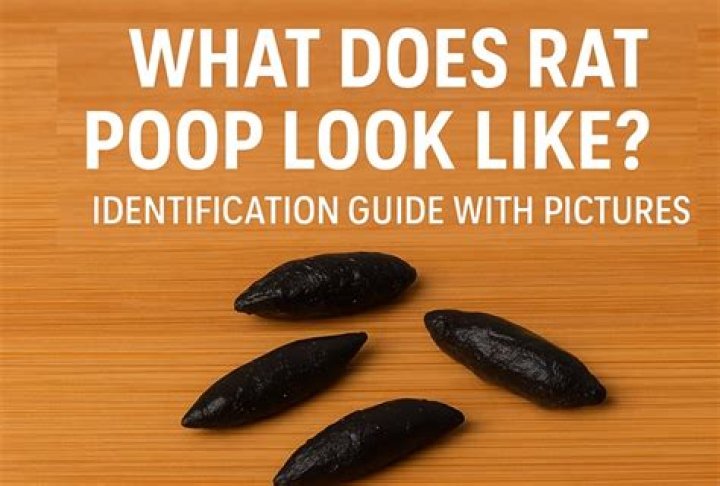 what does rat poop look like