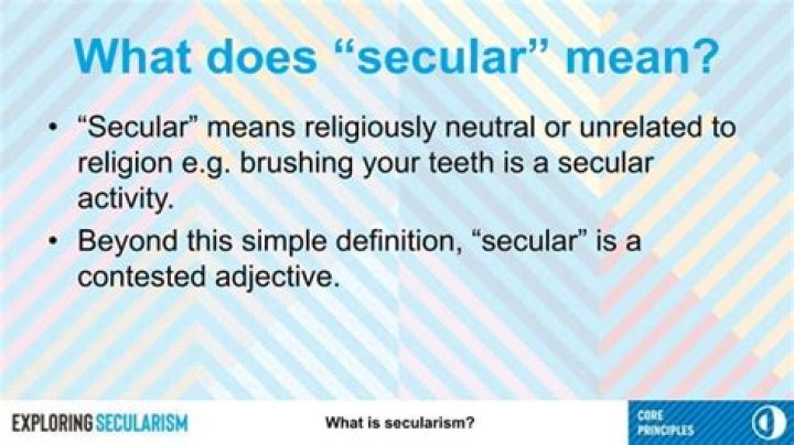 what does secular mean