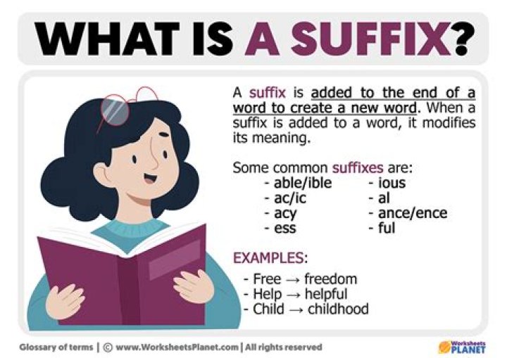 what does suffix mean
