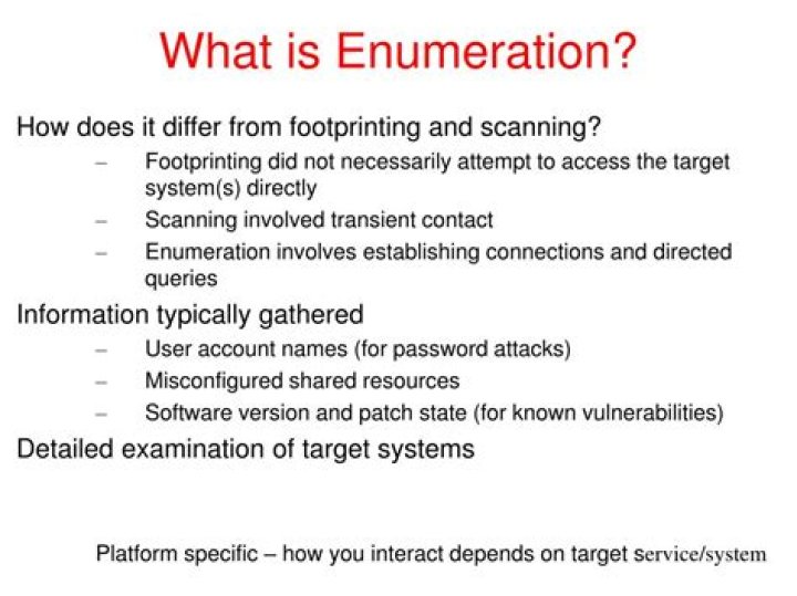 what is enumeration