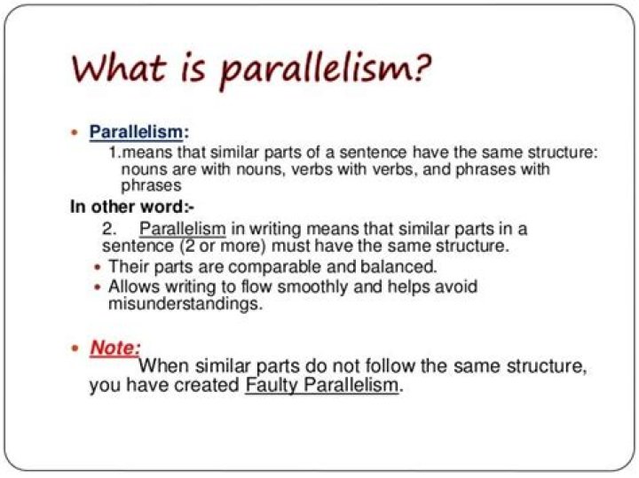 what is parallelism