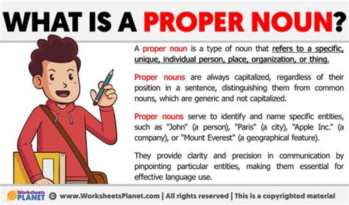 what’s a proper noun